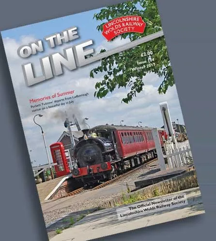 A copy of the Society's magazine, On The Line