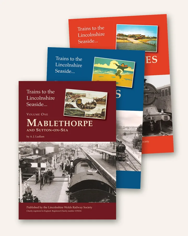 The three volumes of Trains to the Lincolnshire Seaside